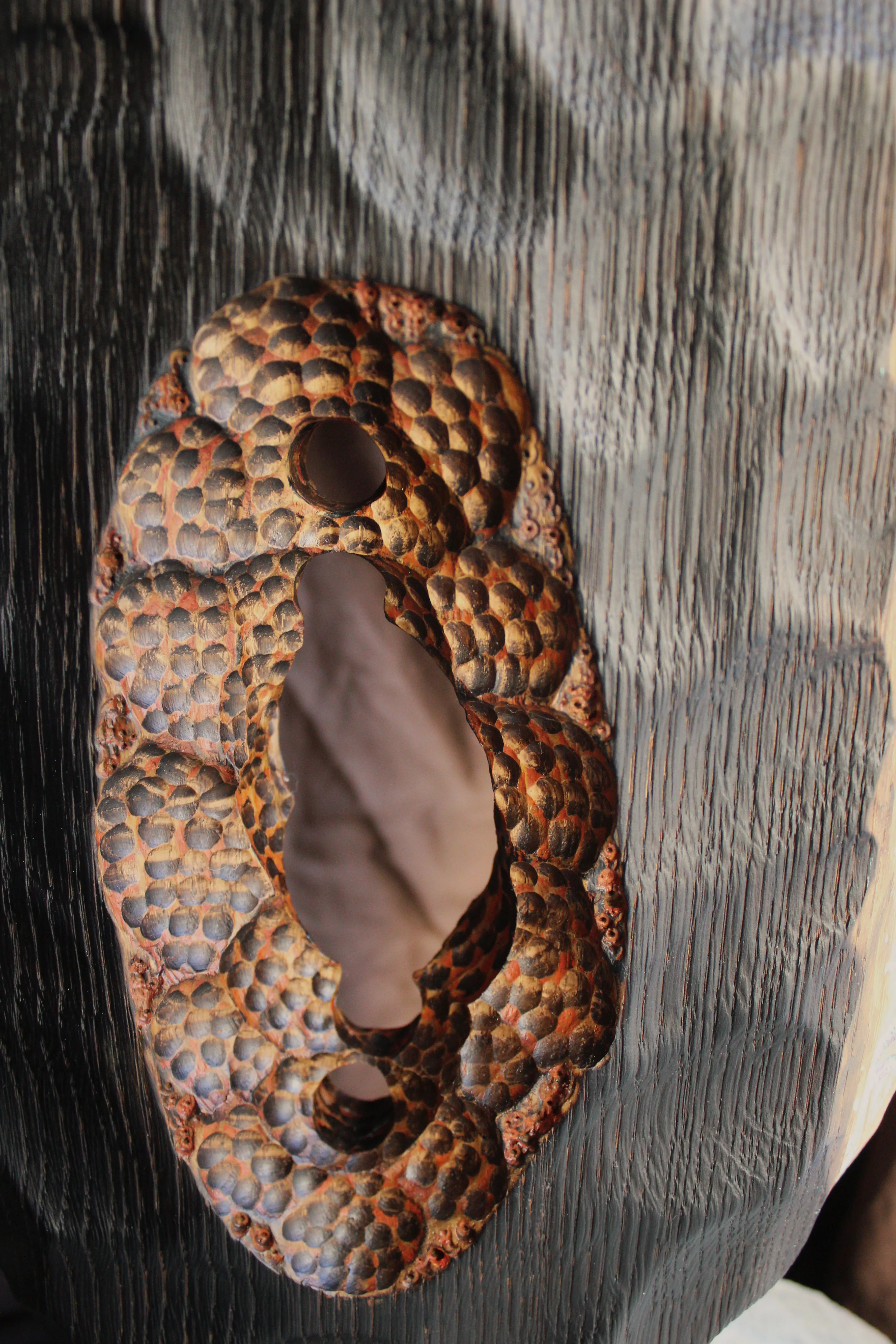 Зображення "Pulsar" від Andrii Hunka, розмір: 46*24*9.5, матеріали: Дерево, акрил, натуральне масло, медіум: Скульптура, місто: Львів , серія: Universe, ціна: $400 Фото 4 з 8.