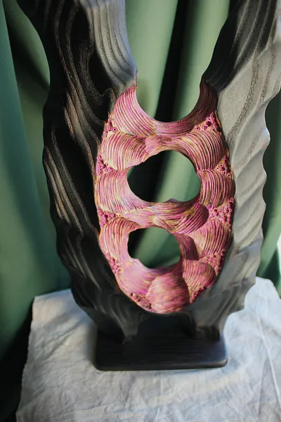 Зображення "Альфа Центавра " від Andrii Hunka, розмір: 55*20*8, матеріали: Дерево, акрил, натуральне масло, медіум: Скульптура, місто: Львів , серія: Universe, ціна: $400 Фото 2 з 2.