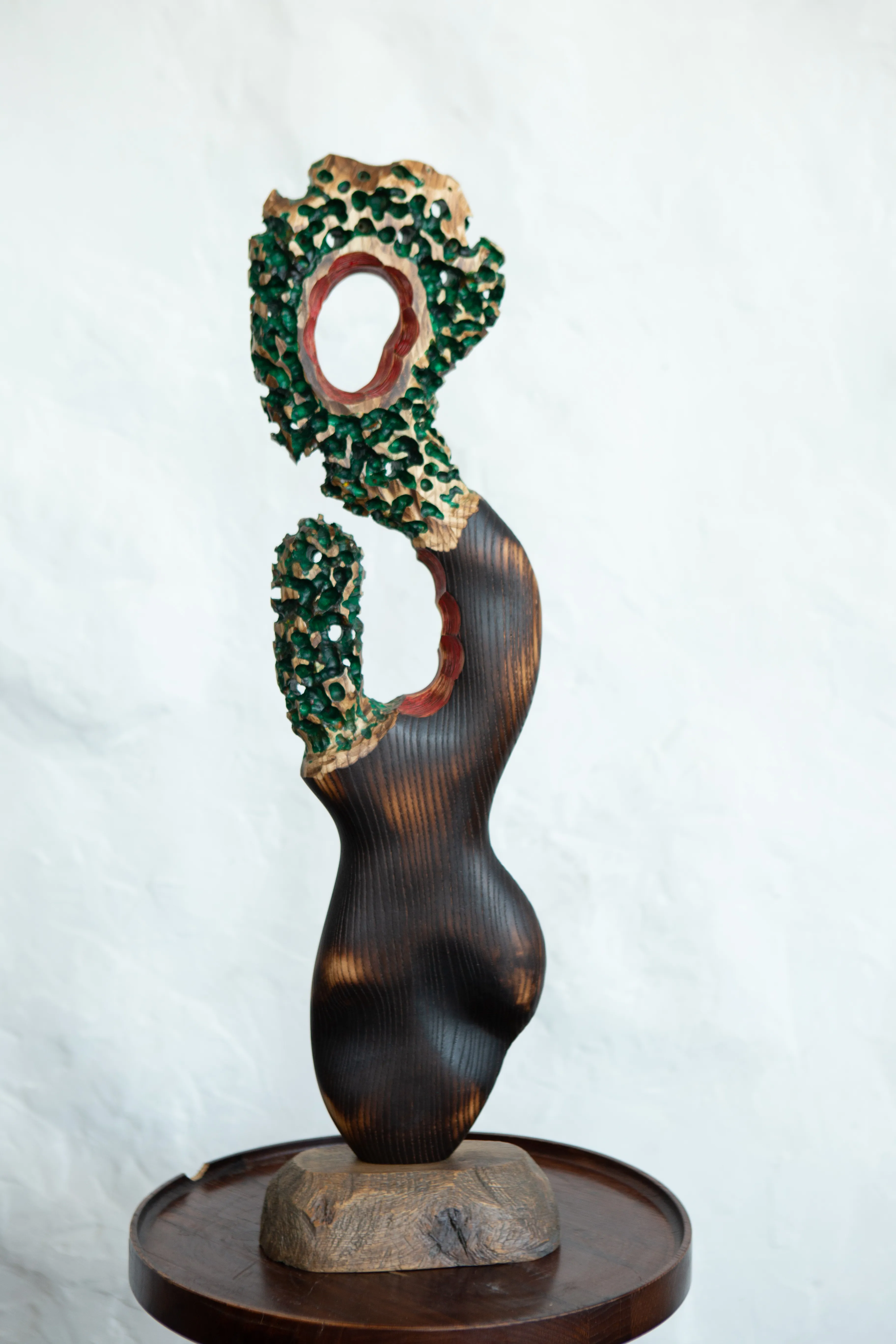 Зображення "Гіперборея" від Andrii Hunka, розмір: 67*19*10cm, матеріали: Дерево, акрил, масло, медіум: Скульптура, місто: Львів Фото 2 з 8.