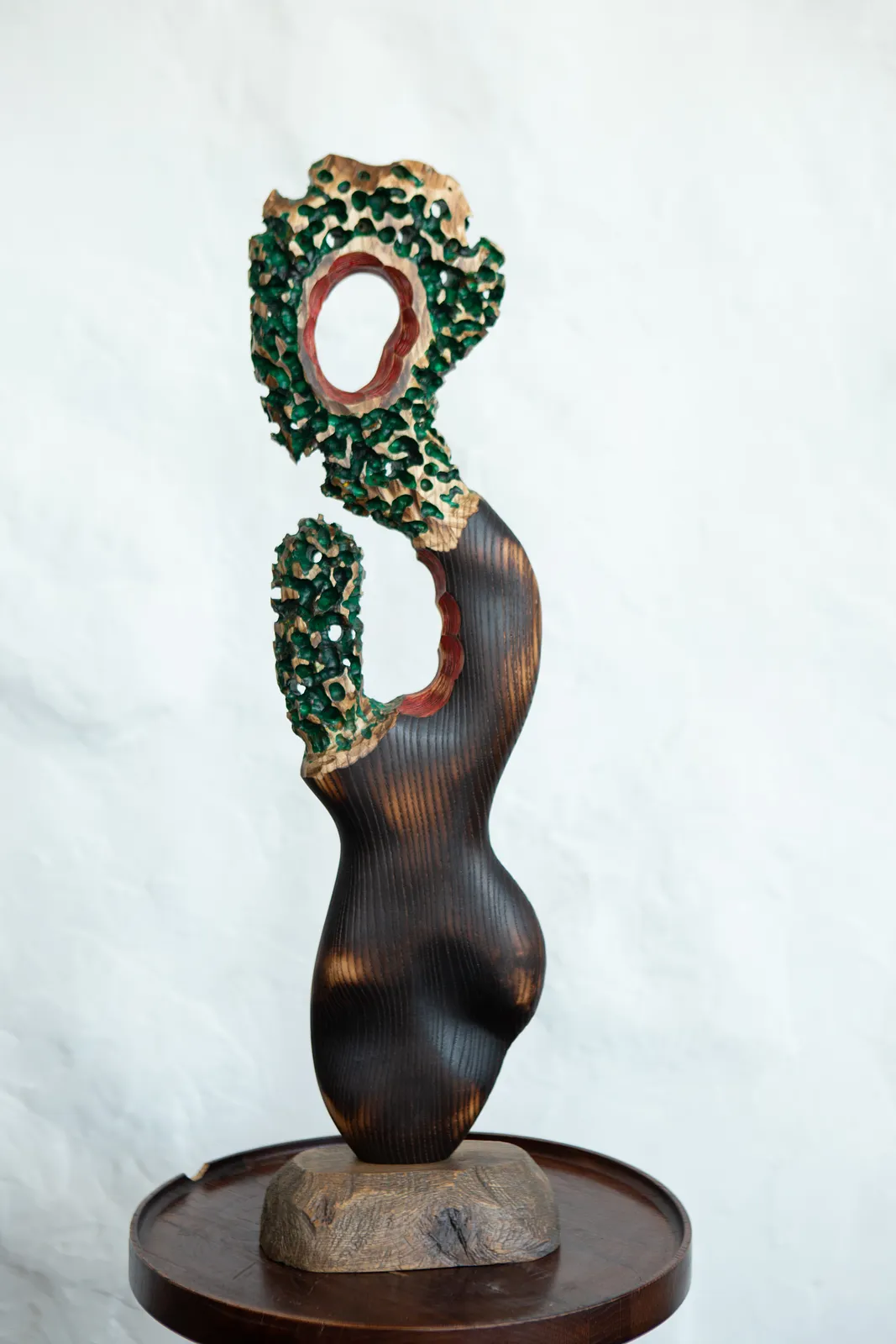 Зображення "Гіперборея" від Andrii Hunka, розмір: 67*19*10cm, матеріали: Дерево, акрил, масло, медіум: Скульптура, місто: Львів Фото 2 з 8.