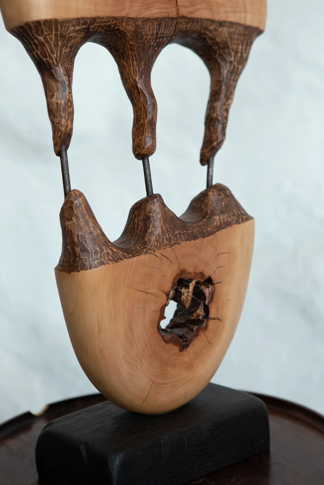 Image of Ерос та Танатос  by Andrii Hunka, size: 56*39*17, made of Дерево, метал, масло, Скульптура medium, from Львів  Photo 5 of 6.