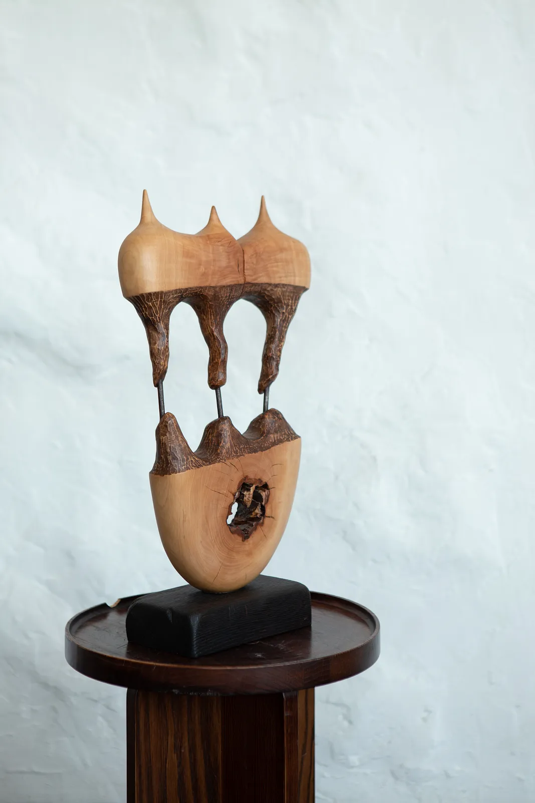 Image of Ерос та Танатос  by Andrii Hunka, size: 56*39*17, made of Дерево, метал, масло, Скульптура medium, from Львів  Photo 2 of 6.