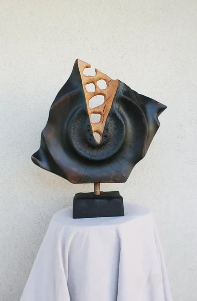 Зображення "Народження ядра " від Andrii Hunka, розмір: 44*18*10, матеріали: Дерево, натуральне масло, медіум: Скульптура, місто: Львів , серія: Mitosis, ціна: $400 Фото 9 з 12.