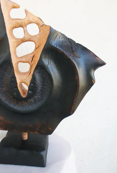 Зображення "Народження ядра " від Andrii Hunka, розмір: 44*18*10, матеріали: Дерево, натуральне масло, медіум: Скульптура, місто: Львів , серія: Mitosis, ціна: $400 Фото 10 з 12.