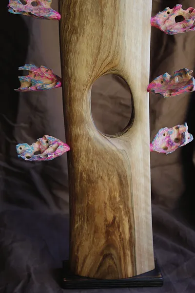 Зображення "Свідок весни" від Andrii Hunka, розмір: 38*20*5, матеріали: Дерево, акрил, натуральне масло, медіум: Скульптура, місто: Львів , ціна: $300 Фото 3 з 10.