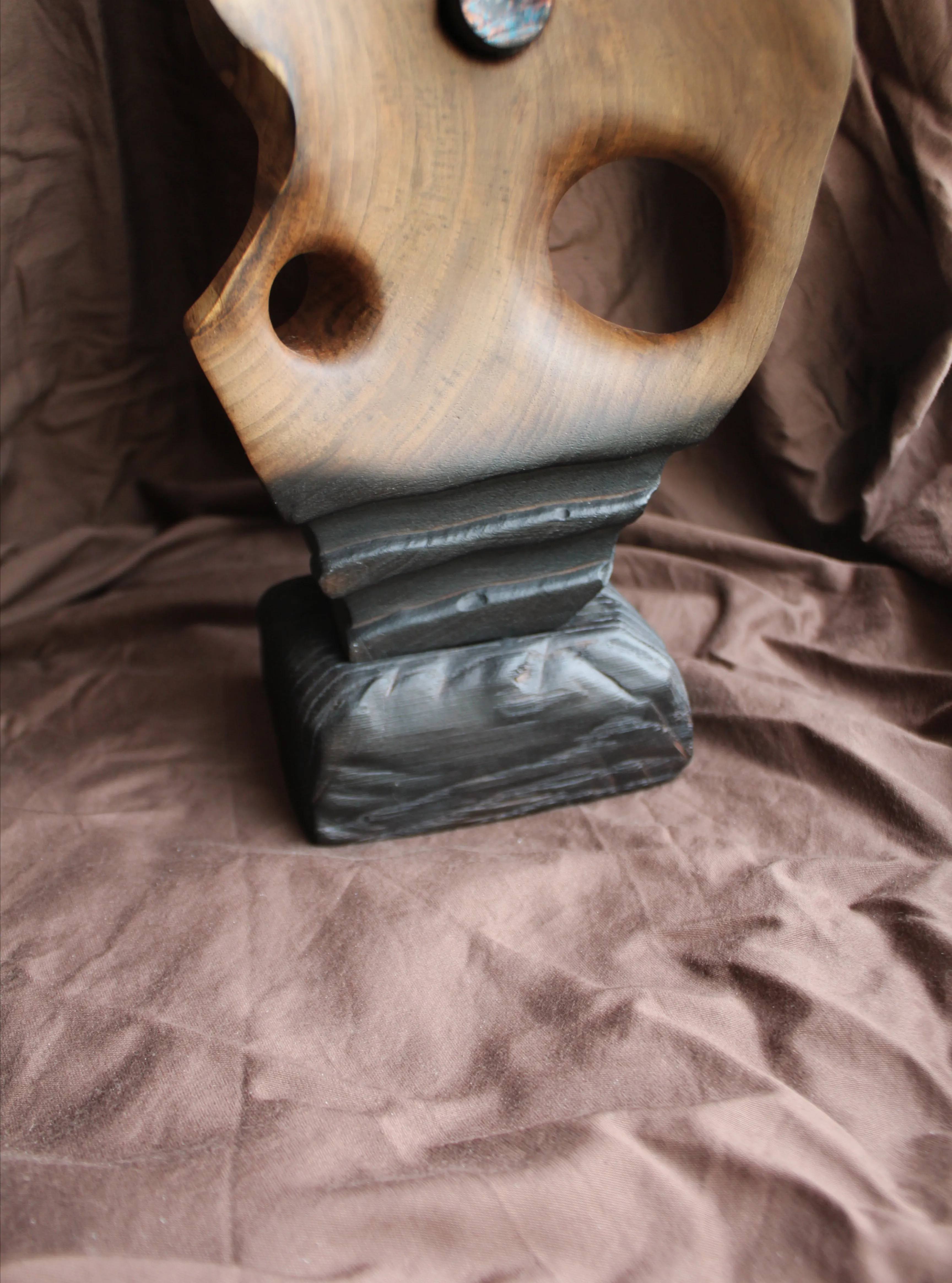 Зображення "Стержень" від Andrii Hunka, розмір: 44*21*11, матеріали: Дерево, натуральне масло,акрил, медіум: Скульптура, місто: Львів , серія: Annihilation, ціна: $250 Фото 11 з 11.