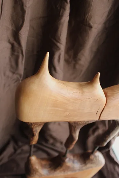 Зображення "Ерос та Танатос " від Andrii Hunka, розмір: 56*39*17, матеріали: Дерево, метал, масло, медіум: Скульптура, місто: Львів , серія: Annihilation, ціна: $450 Фото 8 з 11.